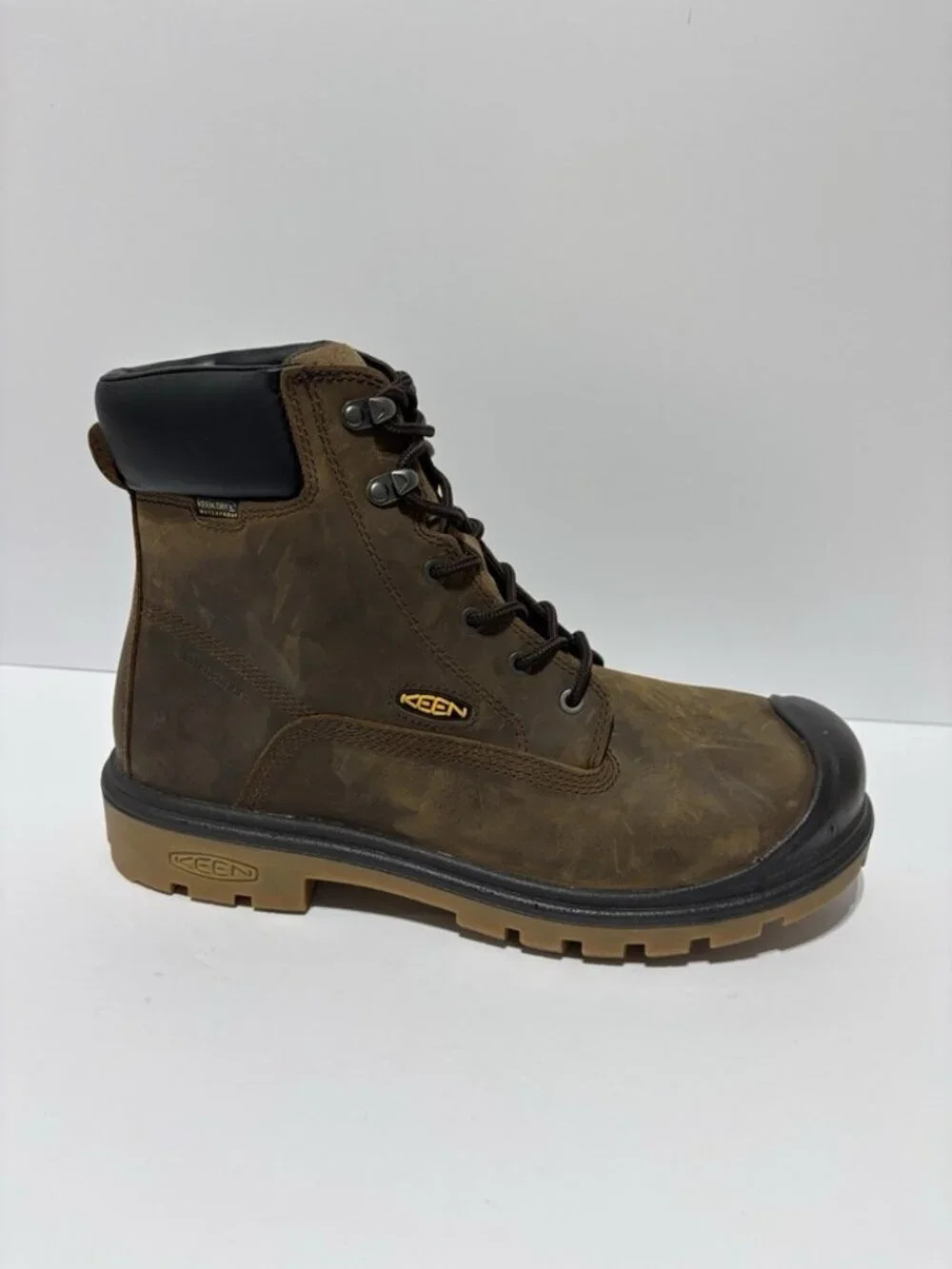 Keen Utility Men’s Baltimore 6” Waterproof Soft Toe Work Boots, Size 11.5 D